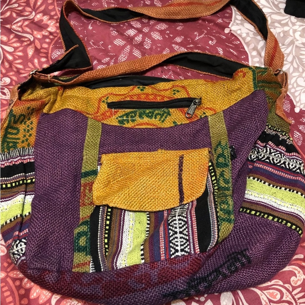 Jute Shoulder Bag